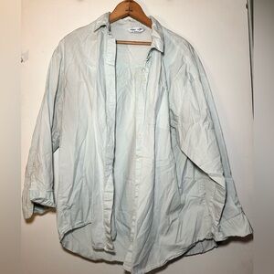 Old Navy  Casual Light Blue Button Down Shirt Size M